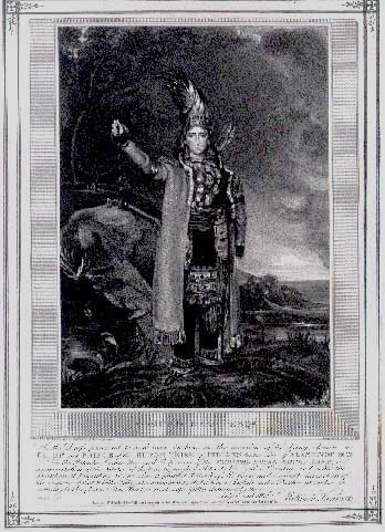 Edmund Kean as an Honorary Huron Chieftain